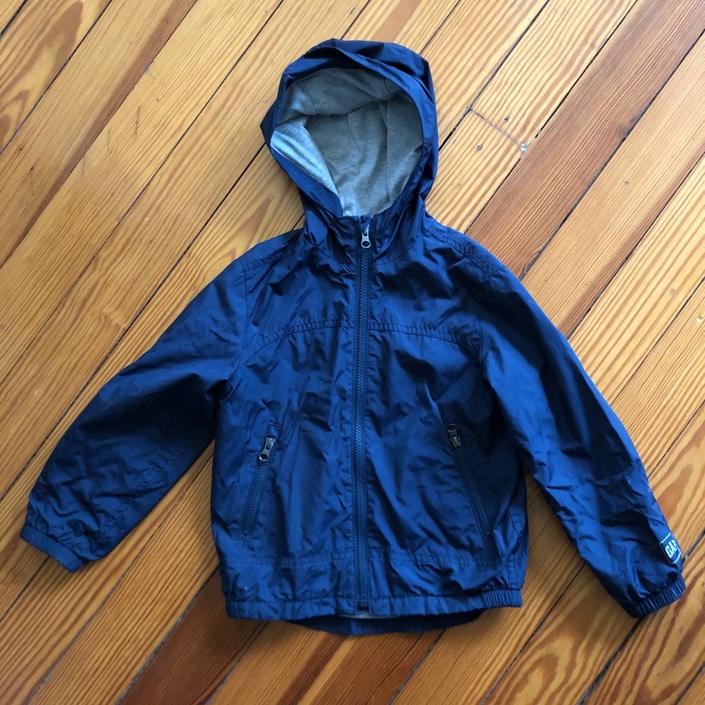 Gap jersey lined windbreaker / rain jacket